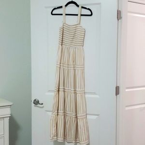 Size small striped maxi dress/jumper